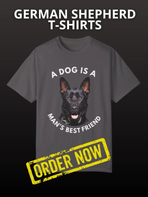 Order Personalized German Shepherd T-Shirts for men and women