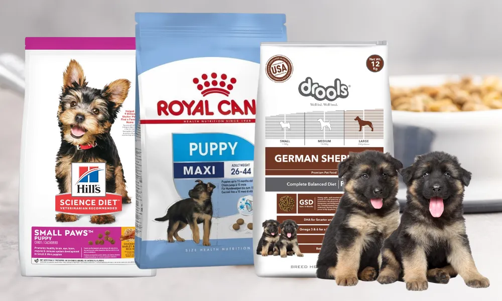 Brands like Royal Canin and Hills Science Diet offer specialized formulations that cater to the needs of German Shepherd puppies