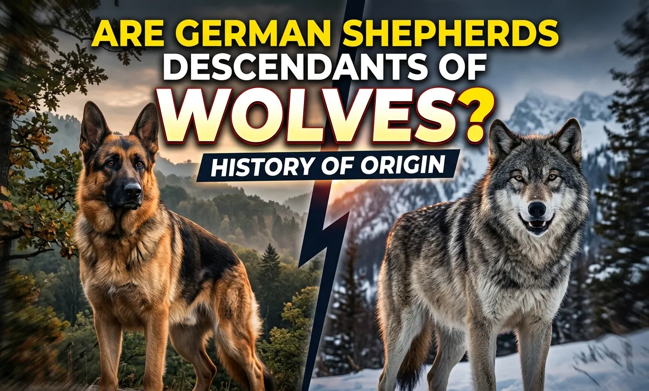 Are German Shepherds Descendants of Wolves? | History of Origin