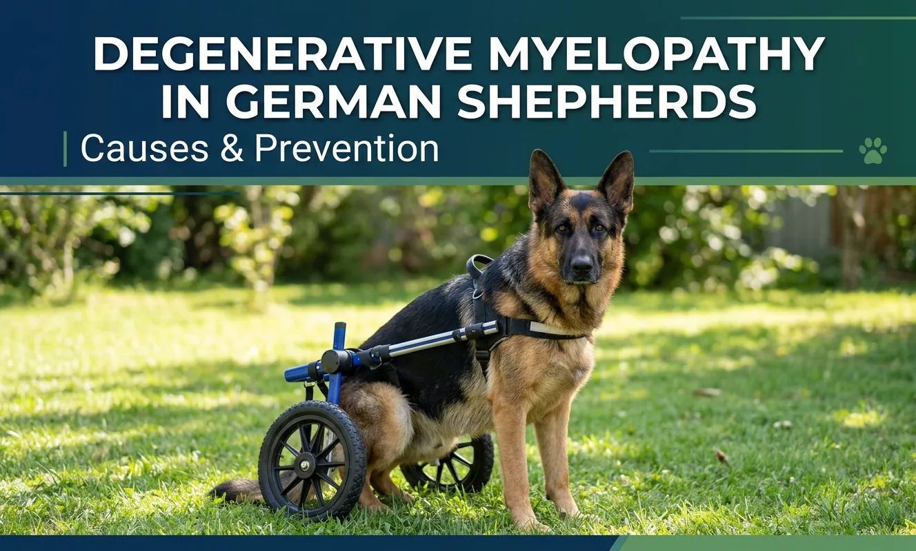 Degenerative Myelopathy in German Shepherds | Causes & Prevention