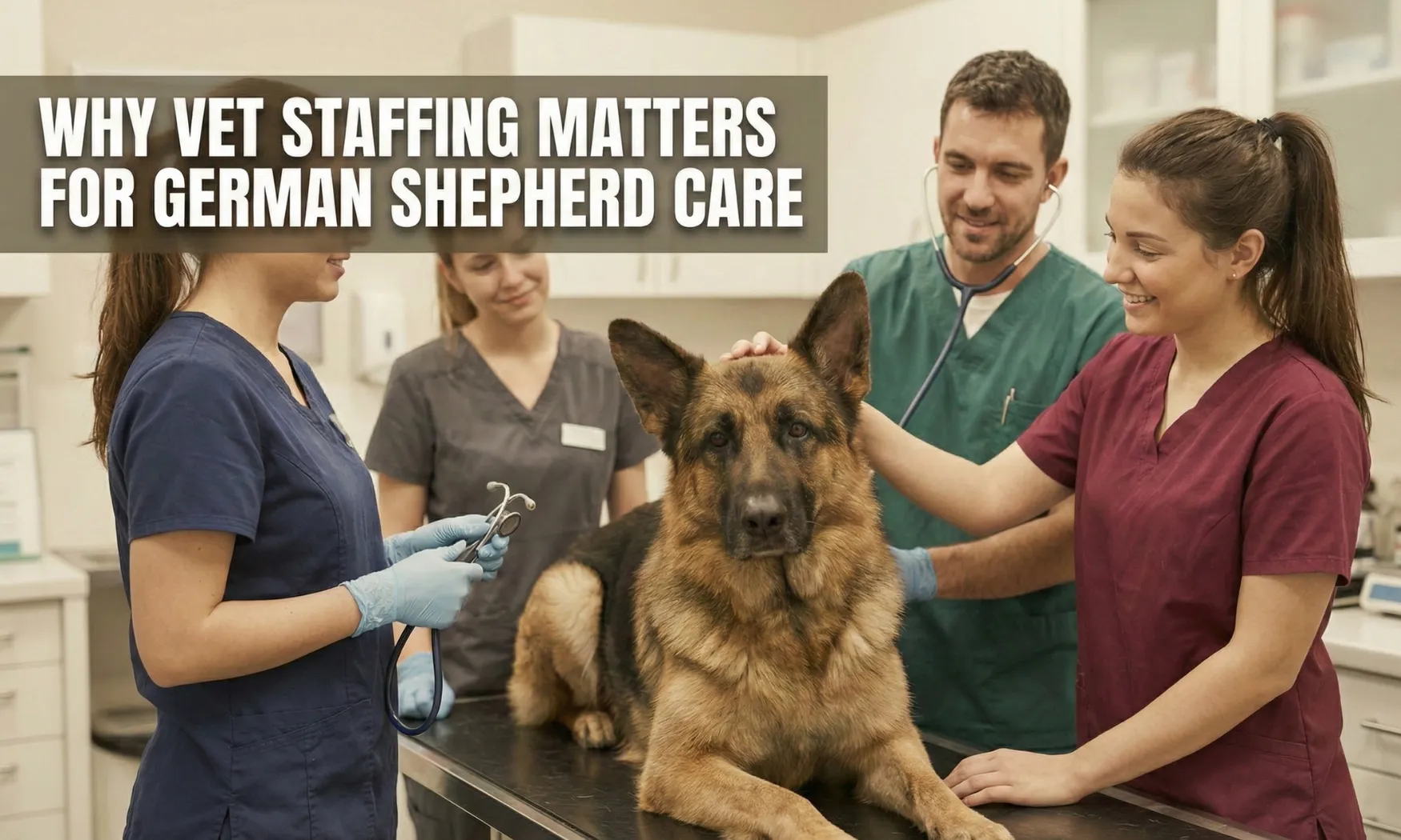 Why Vet Staffing Matters for German Shepherd Care