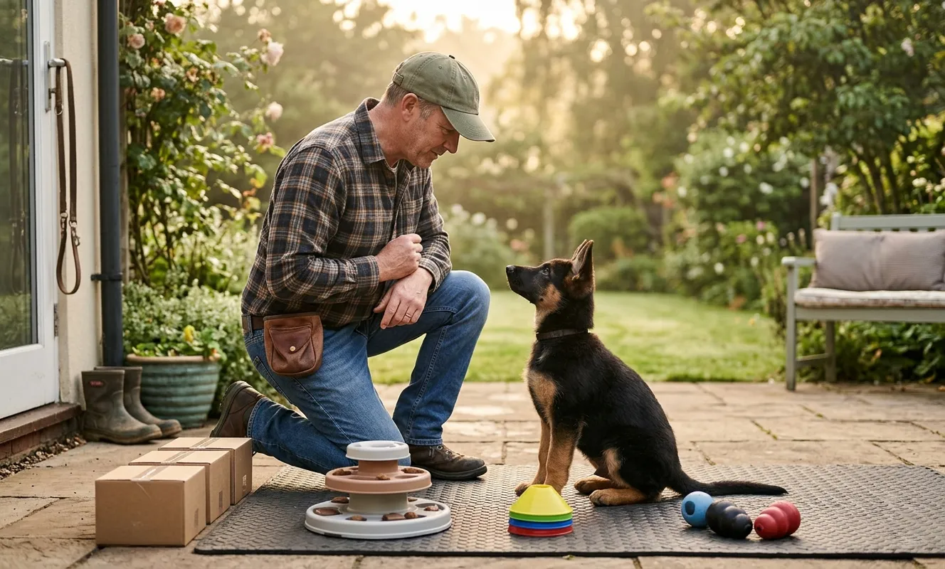 GSDs were bred to work closely with humans