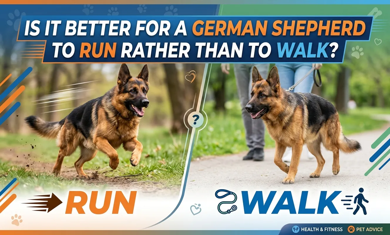Is It Better for a German Shepherd to Run Rather Than to Walk
