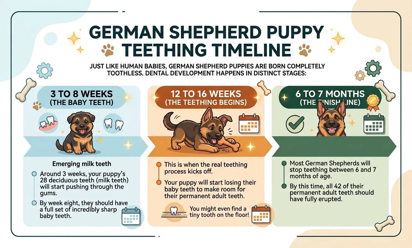The German Shepherd Teething Timeline The German Shepherd Teething Timeline
