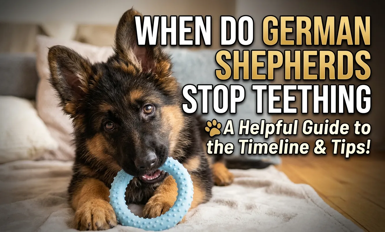 When Do German Shepherds Stop Teething